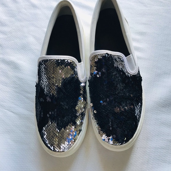 Tory Burch Sequin Slip-On Sneakers - Picture 12 of 16